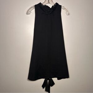 Prologue Womens Black Mock Turtleneck Sleeveless Blouse with Belt XLL